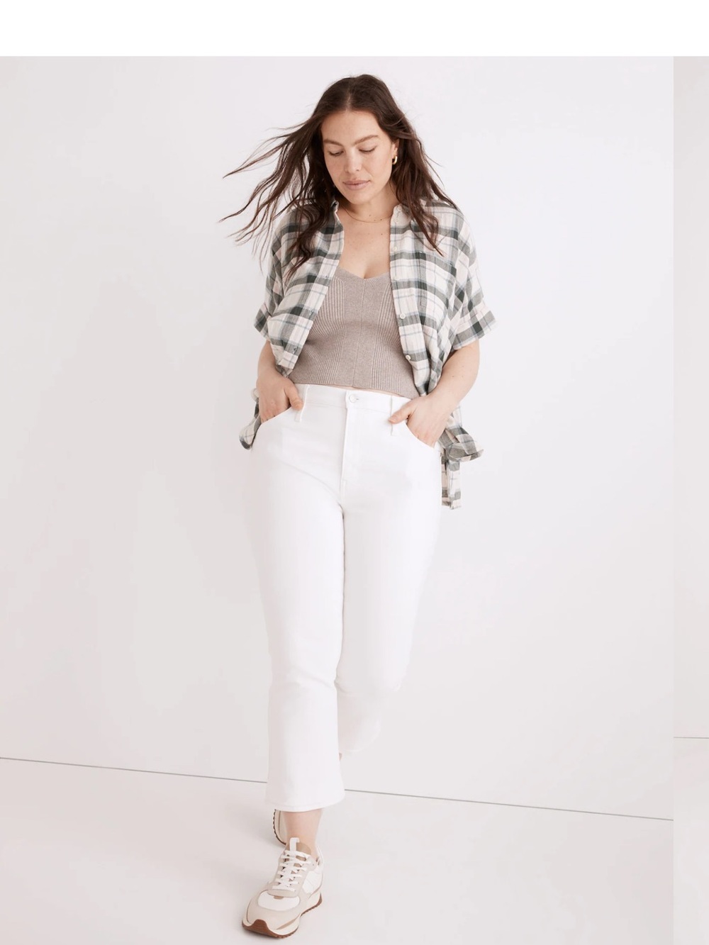 Madewell Cali Demi Boot in Pure White